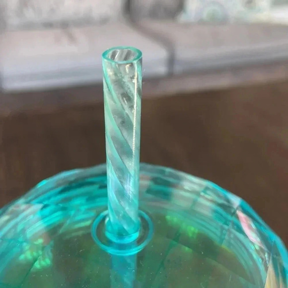Starbucks Venti Cold Cup  Tumbler | Translucent Teal Kaleidoscope 2021 - Picture 2 of 6